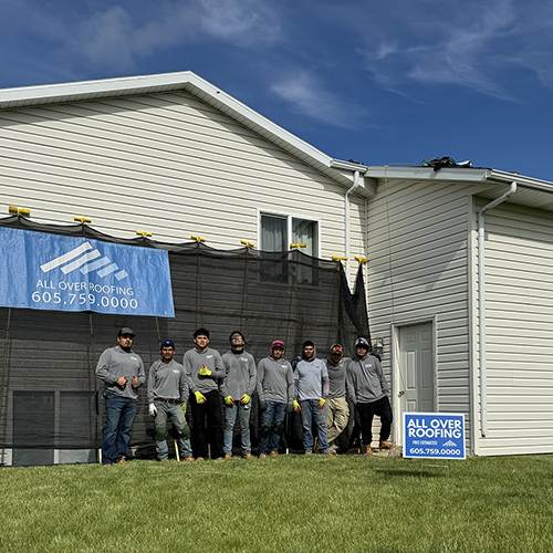 the all over roofing crew