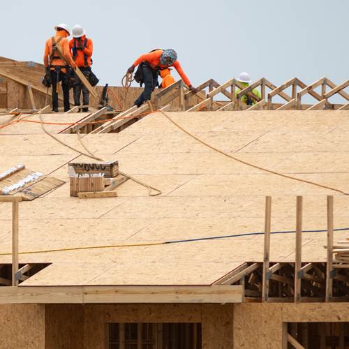 commercial roof install