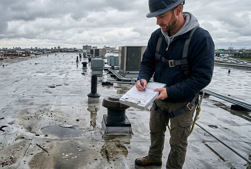 commercial storm damage repair process