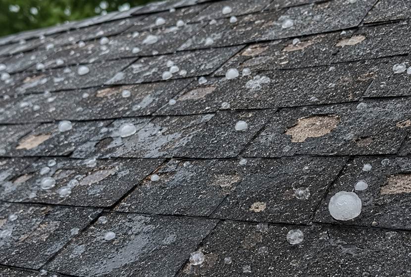 residential roof storm damage signs