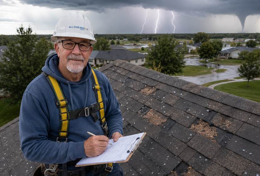 residential storm damage repair process