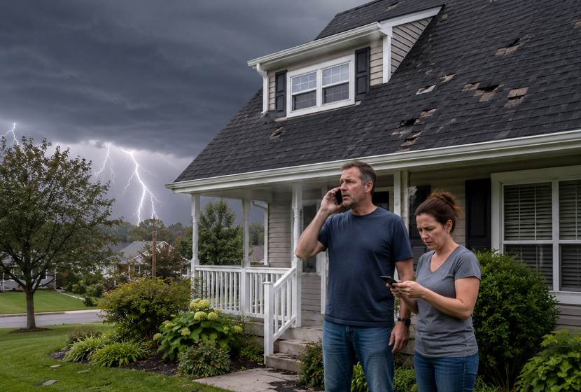 residential storm damage
